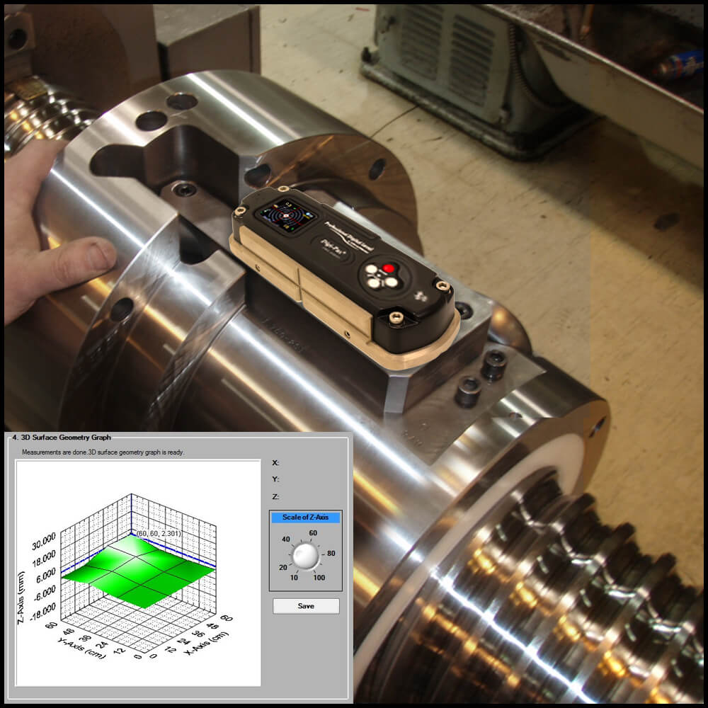Digipas lutningsmätare, vinkelmätning.