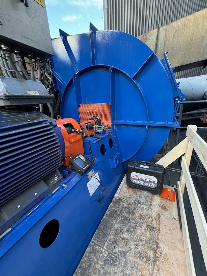 Fältbalansering med VibXpert II.