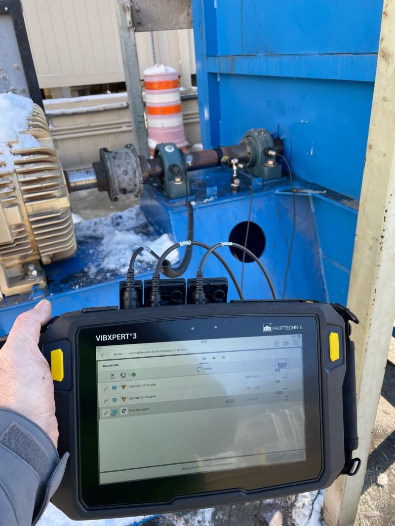 Fältbalansering med Vibxpert 3.