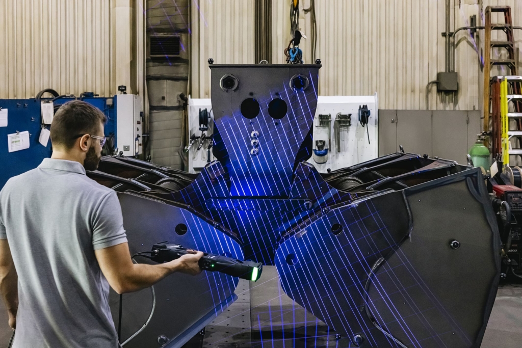 3D scanning med Creaform HandySCAN 3D MAX.