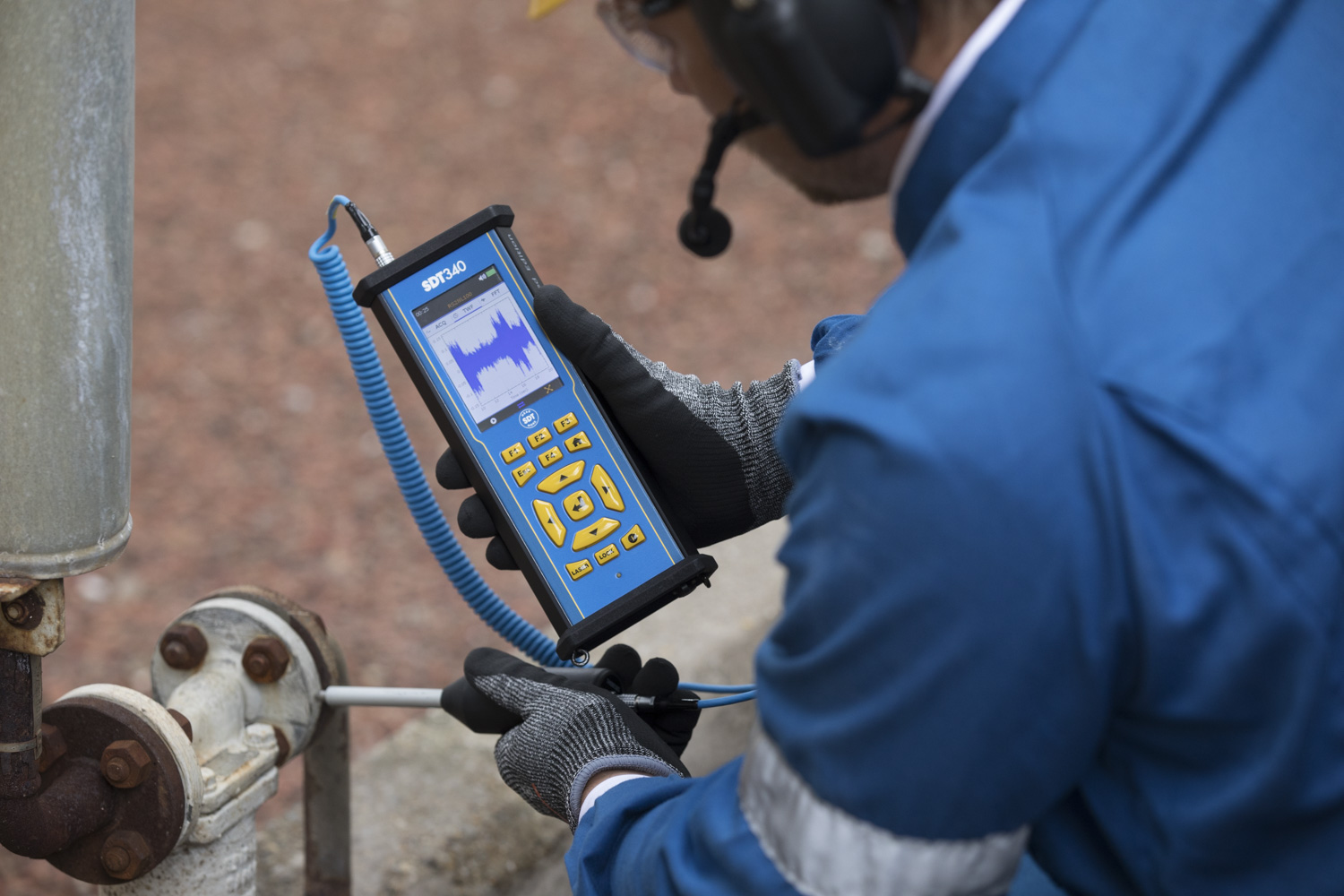 Mätning med SDT 340.