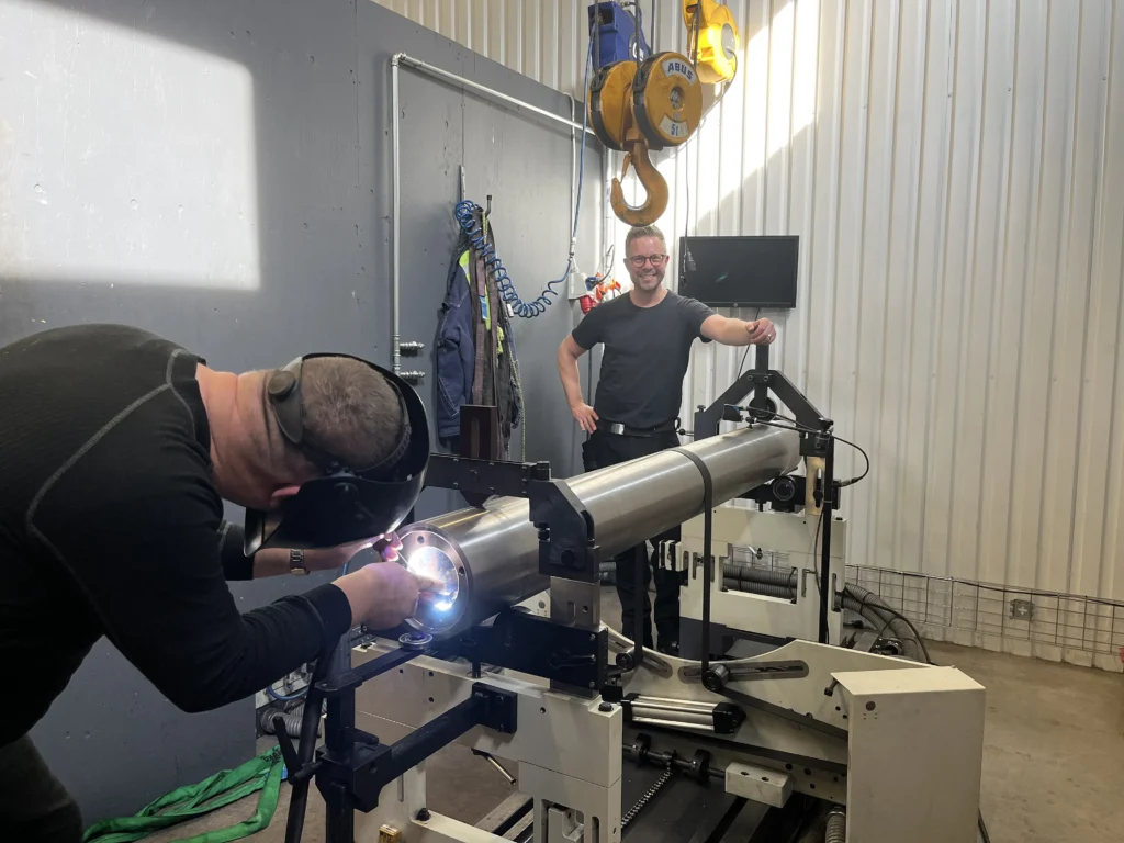 Balansering med MLT på vår verkstad i Stora Höga.